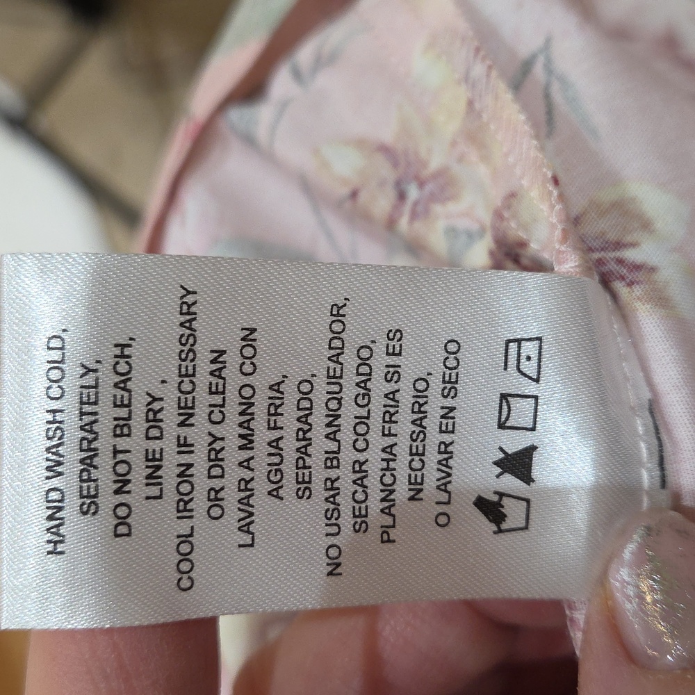 Nwt XL. Large. Medium Joie Light Pink Floral Maxi Dress  And Zipper In The Back - Picture 4 of 17